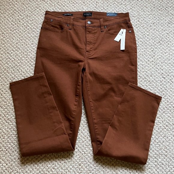 TALBOTS - Slim Ankle Jeans - Tortoise Shell -- NEW with Tag - Picture 3 of 10